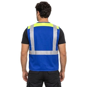 Chaleco de Seguridad para Hombre, Chaleco de Alta Visibilidad Personalizado con Paneles Reflectantes, Material Ligero y Transpirable, Ajuste Cómodo, Ropa de Trabajo OEM - Product Image 2