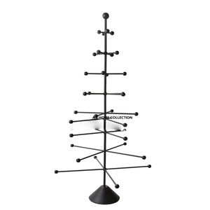 Support de présentation de Noël en métal inoxydable de style moderne fait main, éclairage LED, écologique - Product Image 3