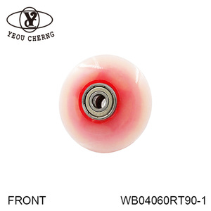 Custom Color PU Wheel with Precision Bearing for Foldable Pet <b>Stroller</b> - Product Image 3