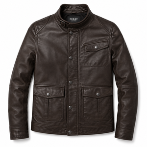 Furat Leathers Custom Men's <b>Biker</b> <b>Jackets</b>-High Quality Windproof Breathable Winter Leather <b>Jackets</b> with OEM Service - Product Image 1
