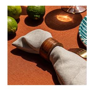 Ronds de serviette en bois brun les plus vendus pour la décoration de la table et le rangement des serviettes, au meilleur prix - Product Image 1