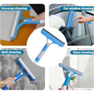 Tergivetro per Porte e Finestre in Vetro, Pulitore Domestico per Bagno, Piastrelle e Vetri Auto, Tergivetro Anti-Graffio - Product Image 5