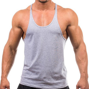 Breathable Casual New Arrival <b>Men</b> Tank Top Solid Knitted Polyester/Cotton O-Neck Fully Customized Quick Dry Eco-Friendly - Product Image 5