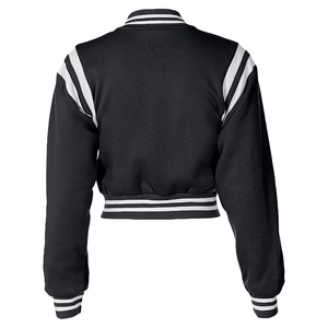 2026 Winter Letterman <b>Women</b> Jacket <b>Coat</b> Lady Custom Varsity Jacket Leather Cropped Breathable Cotton Fleece Varsity Jacket <b>Women</b> - Product Image 3
