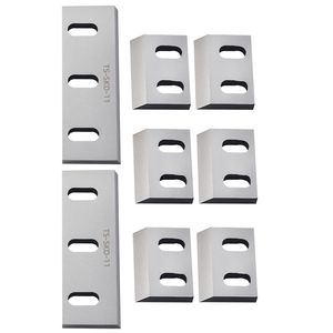 Kit Lame per Trituratore Industriale in Acciaio Legato, 6 Lame Rotanti e 2 Fisse, Alta Durezza, Compatibile con SKD 11 - Product Image 1