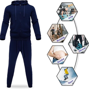 Custom Logo Hooded Tracksuit <b>Set</b> for Men Athletic Jogger Suit Factory Direct Manufacturer - Product Image 6