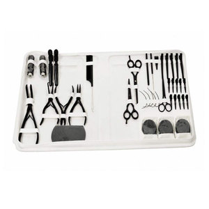 Kit Profesional de Extensiones de Cabello de Acero Inoxidable, Juego Completo de Herramientas para Instalación de Extensiones de Cabello, Duradero, Reutilizable, Calidad de Salón - Product Image 1