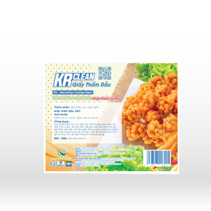 Papier absorbant pour aliments KB CLEAN, carré, 25x25cm, écologique, en pâte de bois, jetable, non tissé, pour la cuisine - Product Image 1