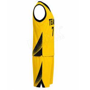 Uniformes de Baloncesto Deportivos de la Mejor Calidad, Uniformes de Baloncesto 100% Poliéster, Diseño de Moda Disponible - Product Image 3