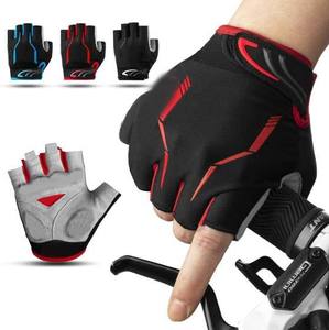 Summer Anti-Slip Half-<b>Finger</b> Racing Gloves Breathable Outdoor Cycling <b>Bike</b> Gloves Comfortable Short-Handed Cycling Gloves - Product Image 1