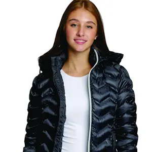 베스트 셀러 도매 다운 재킷 하이 퀄리티 후드 디자이너 사용자 정의 여성 패딩 재킷