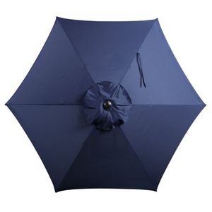Parasol de patio inclinable et relevable bleu marine de 7,5 pieds - Product Image 3