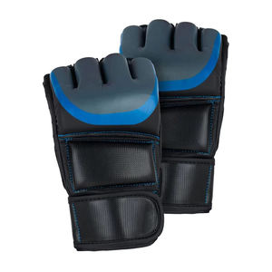 Nouveaux gants de combat MMA demi-mitaines avec rembourrage lacé extensible pour entraînement de kick-boxing et sparring - Product Image 5