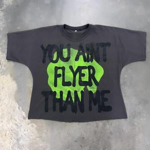 เสื้อยืดพิมพ์ลายทรงหลวมสำหรับผู้ชาย ผลิตในปากีสถาน 100% ราคาแข่งขัน เสื้อยืดพิมพ์ลายพัฟ สินค้าอินเทรนด์ - Product Image 5