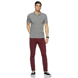 เสื้อโปโลผู้ชายผ้าปิเก้หนา 240 GSM ผ้าฝ้าย 100% สไตล์สมาร์ทแคชชวล สตรีทแวร์ รับผลิตตามแบบ OEM แบรนด์ส่วนตัว โรงงานผู้ผลิต - Product Image 4