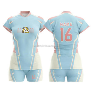 Design Your Own Custom Volleyball Uniform Wholesale Volleyball <b>Shirt</b> Sublimation Volleyball Jersey 2025 - Product Image 2