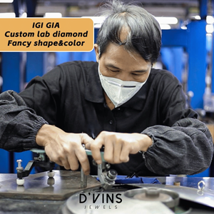 เพชร D'vins Jewels 1 กะรัต เพชรเลี้ยงในห้องปฏิบัติการทรงกลมเจียระไนแบบบริลเลียนท์ 789456 พร้อมใบรับรอง ขายส่ง - Product Image 4