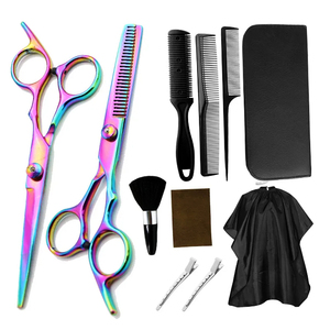 Tijeras Profesionales para Cortar el Cabello, Tijeras de Peluquería, Juego de Tijeras de Acero Inoxidable para Estilizar el Cabello - Product Image 1