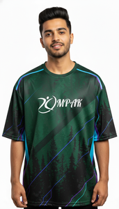 เสื้อยืดโอเวอร์ไซส์พรีเมียมสำหรับผู้ชาย พิมพ์ลายแบบซับลิเมชั่น เสื้อผ้าแฟชั่นสตรีทแวร์ลำลอง - Product Image 2
