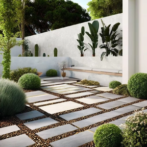 Dalles de carrelage en porcelaine pour parking, épaisseur 20 mm, dimensions 600x1200 mm, 600x600, 600x900 - Product Image 1