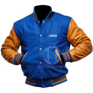 Veste universitaire personnalisée directement de l'usine pour hommes, vierge ou avec marque, veste Letterman de haute qualité pour marque de vêtements - Product Image 4