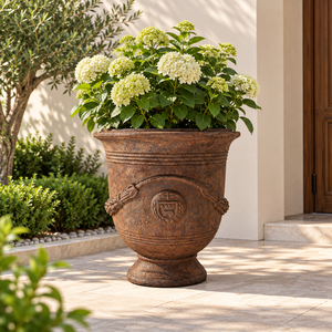Premium Fiberglass Planter Lightweight Classic Urn Shape Outdoor Garden Pot Decorative Container OEM ODM Custom Design Service - Product Image 6