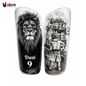 High Quality Soccer Shin Guards Professional Shin Protection Universal Fit Polyester Fiberglass Epoxy Thick <b>Waterproof</b> <b>Pads</b> - Product Image 6