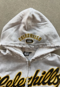 Unisex Oversized Cropped <b>Hoodie</b> <b>Zip</b> Up French Terry Cotton Sweatshirt with Kangaroo <b>Pocket</b> Custom Logo - Product Image 2