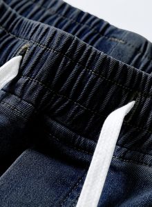 Pantalones Cargo para Hombre, Cintura Media, Corte Regular, Algodón, Estilo Casual, para Verano, Color Sólido, Tejido Transpirable - Product Image 5