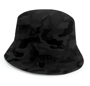 Green Cotton Canvas Bucket <b>Hat</b> With Orange Buttons Unisex Casual Outdoor Spring Summer 56-58CM - Product Image 2