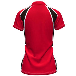 Camiseta polo deportiva para mujer, mezcla de algodón suave, manga corta, corte ajustado, versátil para oficina, informal o para actividades al aire libre. - Product Image 6