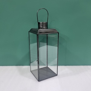 Farol de Vela Moderno de Metal y Vidrio, Decorativo para Mesa, para Decoración del Hogar, Bodas, Ramadán, Navidad - Product Image 3
