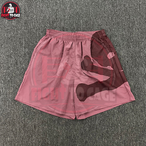 Shorts de sport en nylon pour hommes, légers, respirants, durables, à taille élastique, coupe au genou, personnalisables, de haute qualité, prix de gros - Product Image 2