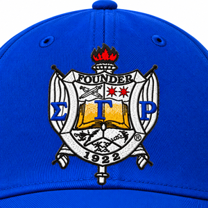 Gorra de Béisbol Azul Rey con Escudo Bordado Multicolor Diseño 1922 Visera Curva Unisex Gorra Deportiva Casual para Exteriores - Product Image 6