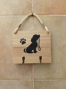 Customizable Wooden <b>Key</b> Holder Wall Hanging with Metal Hooks for Home Entrance Hotel Office Gift and Home Decor - Product Image 4