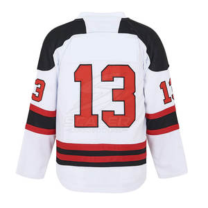 เสื้อฮอกกี้น้ำแข็งสไตล์โมเดิร์นพร้อมลุคทีมคลาสสิกและวัสดุที่สวมใส่สบายสำหรับเยาวชนและผู้ใหญ่ - Product Image 2