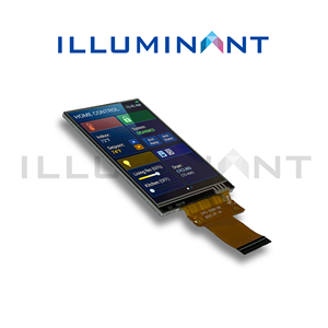 3.5นิ้ว320x480 TFT โมดูลจอ LCD 4-SPI/3-SPI/MCU-16bit อินเตอร์เฟซ ILI9488 250 nits IPS LCM LED Backlight Transmissive - Product Image 3
