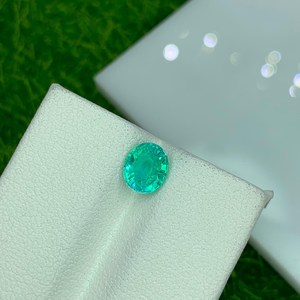 Émeraude Verte Naturelle Nigériane Certifiée, Coupe Ovale, Clarté VS, Pierre de Naissance de Mai, Pierre Précieuse en Vrac pour la Fabrication de Bijoux, Vente en Gros - Product Image 4