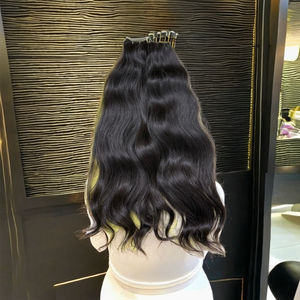 Cheveux vierges 100% indiens du sud, qualité vierge, incluant les ondulations lâches, les ondulations d'eau, les ondulations profondes, les ondulations crépues, les ondulations naturelles douces et portables - Product Image 1