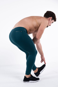 <b>Men's</b> Athletic <b>Compression</b> Leggings High Stretch Sports Base Layer Pants <b>for</b> Running Fitness Wholesale Exporter - Product Image 5