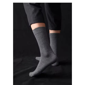 Men's Crew <b>Socks</b> Solid Color Cotton Knitted Breathable Daily Wear Standard <b>Thickness</b> Regular Style Custom <b>Socks</b> - Product Image 4