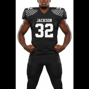 Uniforme d'entraînement de football américain par sublimation 2026, manches courtes, personnalisable, 100 % polyester, pour adultes et jeunes, vente en gros - Product Image 3