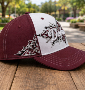 Gorra de Béisbol con Logotipo Bordado en 3D, 6 Paneles, Algodón, Estilo Urbano, Ajustable, Unisex, Casual para Adultos, Panel Frontal Geométrico - Product Image 4