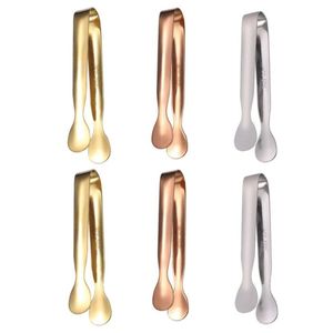 Stainless Steel Ice Tongs Sawtooth Anti-Slip Food Clip Metal Sugar Cube Tong Small Kitchen Serving Tongs for Bar Buffet Party - Product Image 5