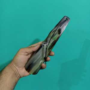 Cuchara para zapatos de cuerno de toro natural, plana, de primera calidad, con cordón de cuero para colgar, al mejor precio - Product Image 3