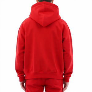 Conjunto Deportivo de 2 Piezas para Hombre, Talla Grande, Sudadera con Capucha y Pantalones Deportivos de Felpa de Algodón, Ropa Deportiva Urbana con Logotipo Personalizado - Product Image 4