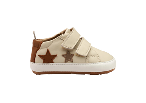 Zapatos Casuales Beige para Bebé, Parte Superior de Cuero Genuino, Suela de Goma, Soporte de Arco, Antideslizantes, Ligeros, Cierre Deslizante, Unisex, 0-6 Meses - Product Image 2