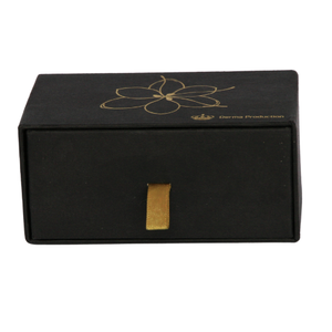 Coffret cadeau de luxe fait à la main carton noir premium personnalisé avec insert en mousse à fermeture magnétique et fonction portable - Product Image 3