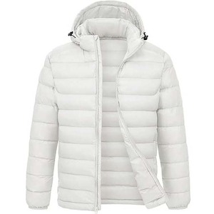 Custom Nylon Bubble <b>Jacket</b> Quilted Winter <b>Men</b> Removeable Hooded Puffer <b>Jackets</b> OEM Service Design From Pakistan 2025 Wholesale - Product Image 1