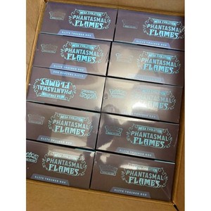 100% ของแท้_โปเกมอน แฟนตาซัม แฟลม ETB- กล่องเทรนเนอร์โปเกมอนระดับอีลิท - Product Image 1